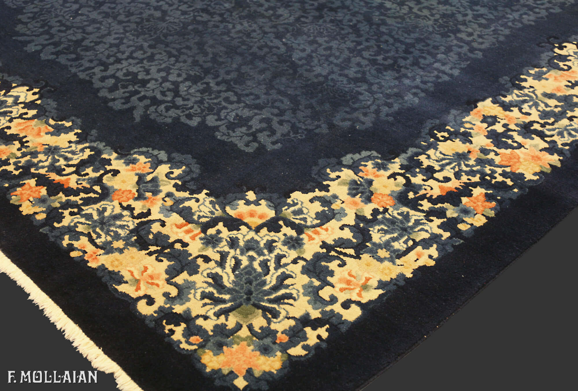 大型古董北京尼科尔斯中国地毯 n°:82696989